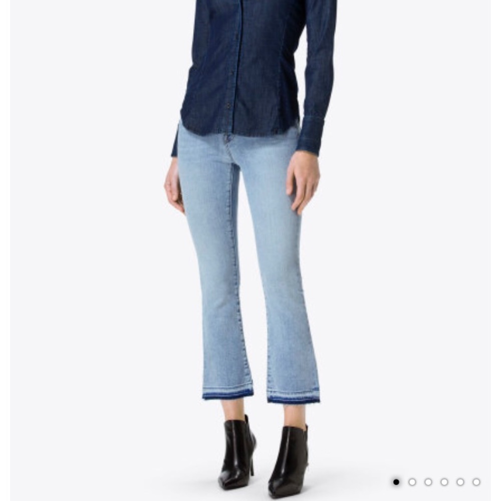 J Brand Selena Mid Rise Crop Boot